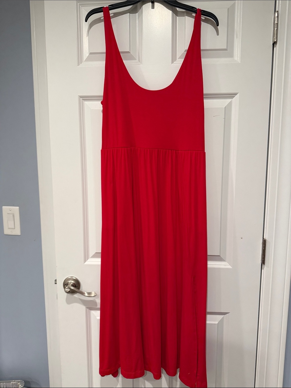 A New Day - Women’s Red Scoop Neck Sleeveless Dress